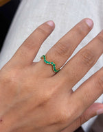 Emerald Pinky Ring