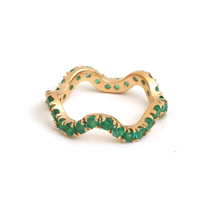Emerald Pinky Ring