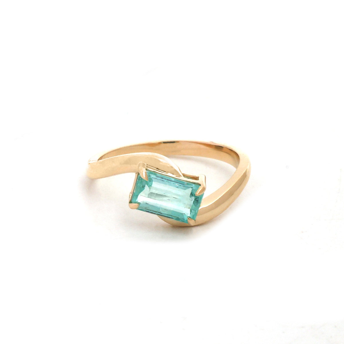 Emerald Pinky Ring