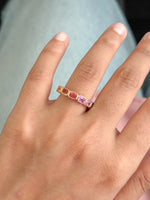 Rainbow Sapphire Ring