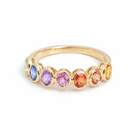 Rainbow Sapphire Ring
