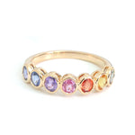 Rainbow Sapphire Ring