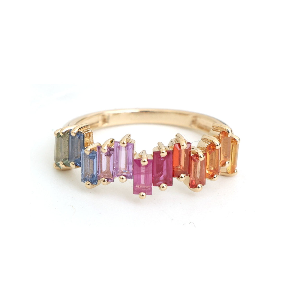 Rainbow Sapphire Ring