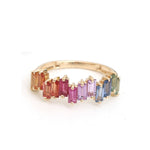 Rainbow Sapphire Ring