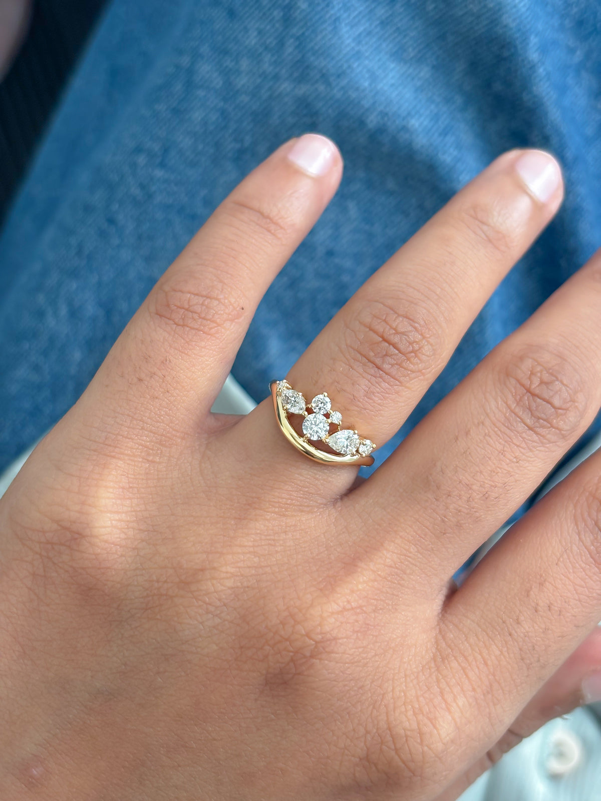 Diamond Pinky Ring