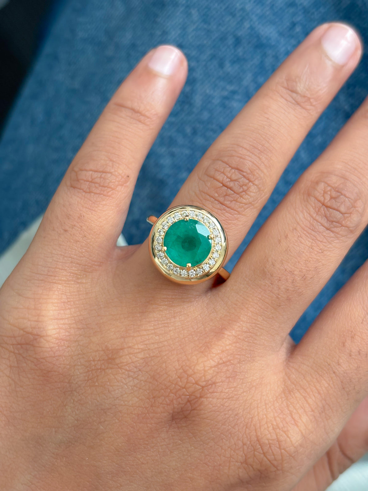 Emerald Diamond Ring