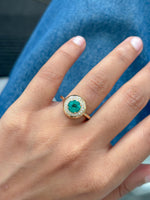 Emerald Diamond Ring