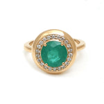 Emerald Diamond Ring