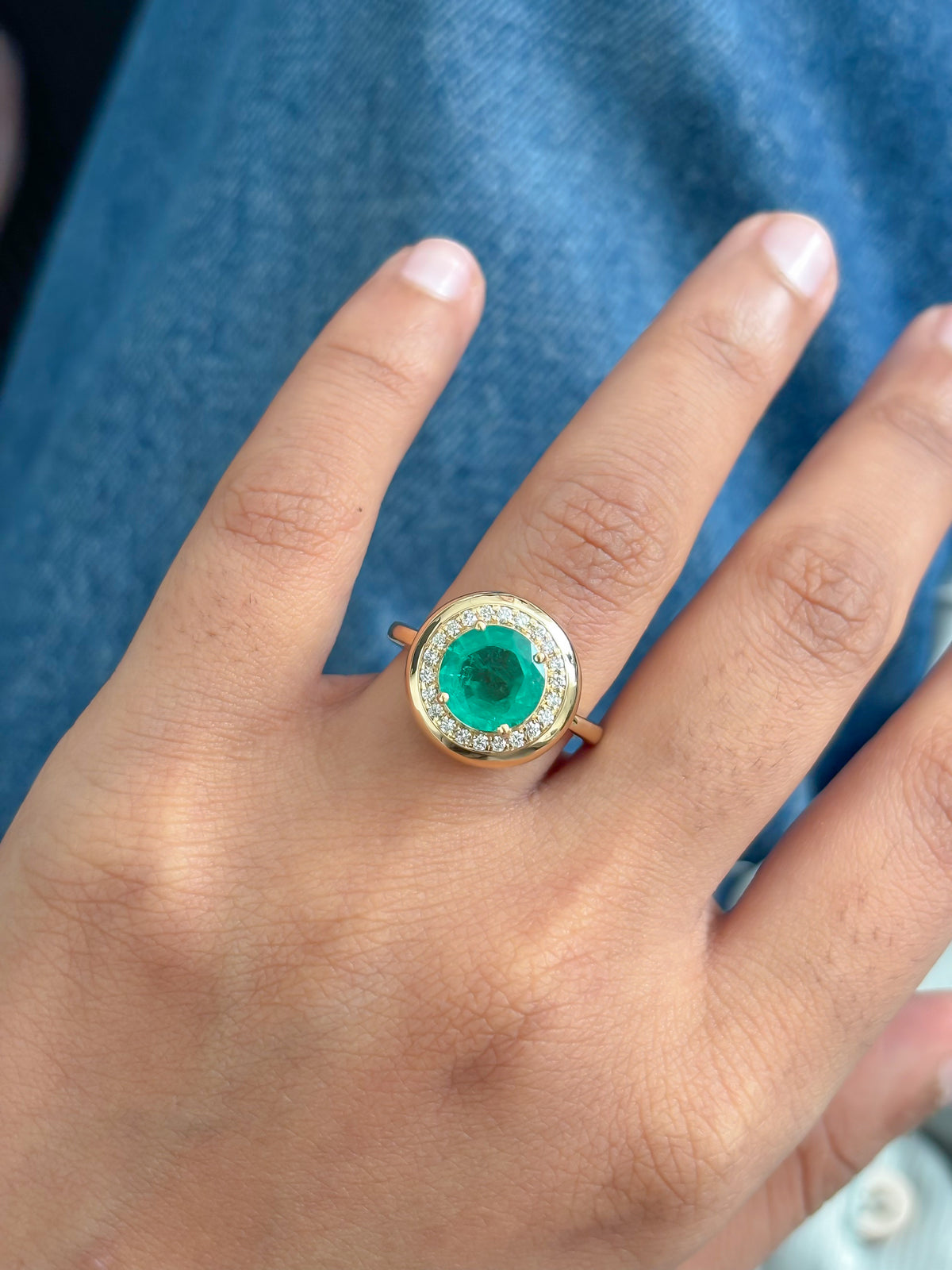 Emerald Diamond Ring