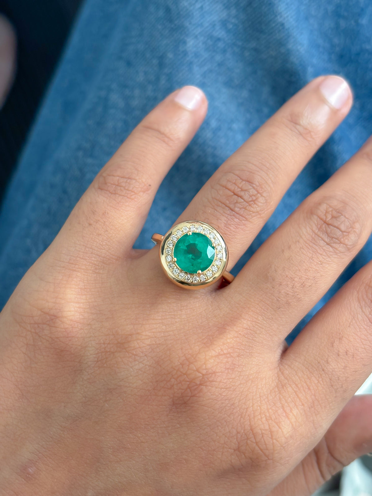 Emerald Diamond Ring