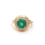 Emerald Diamond Ring