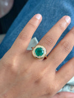 Emerald Diamond Ring