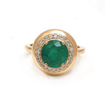 Emerald Diamond Ring