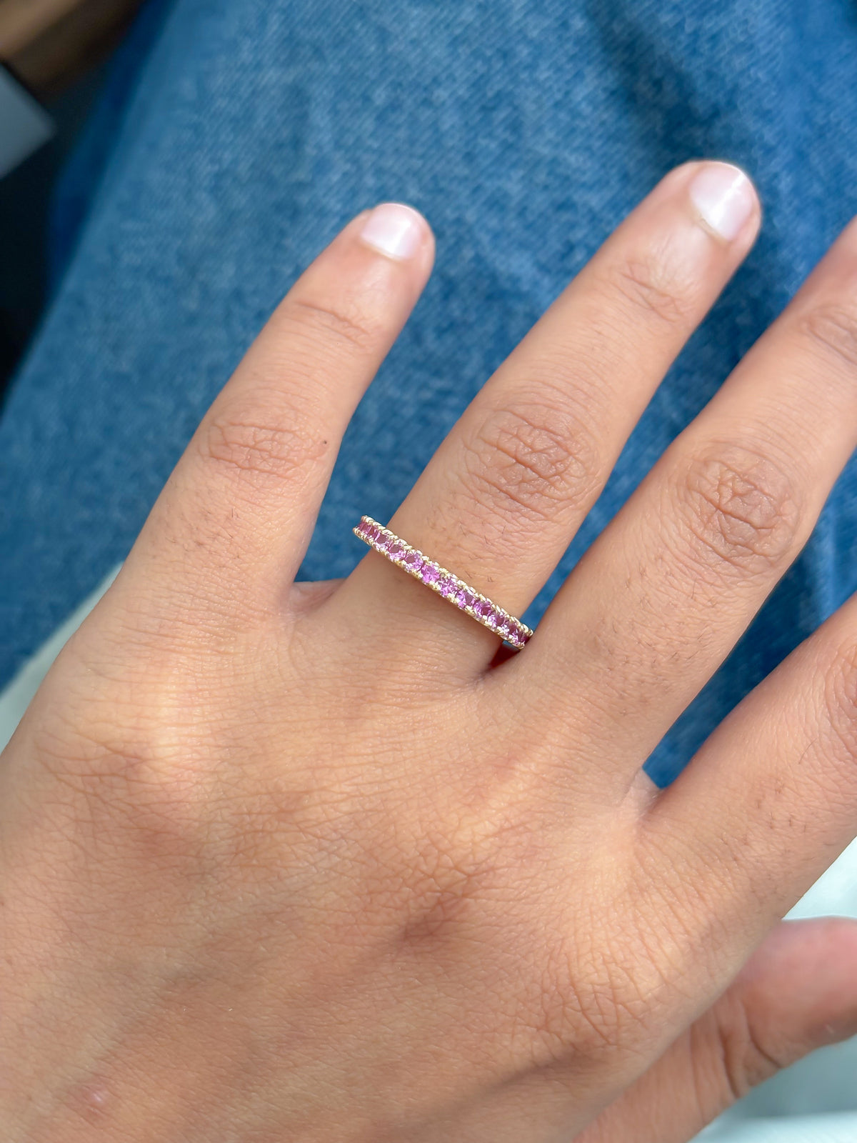 Pink Sapphire Ring