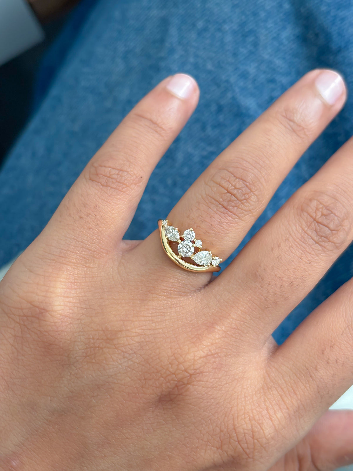 Diamond Pinky Ring