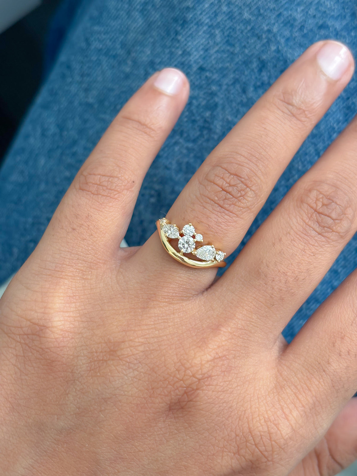 Diamond Pinky Ring
