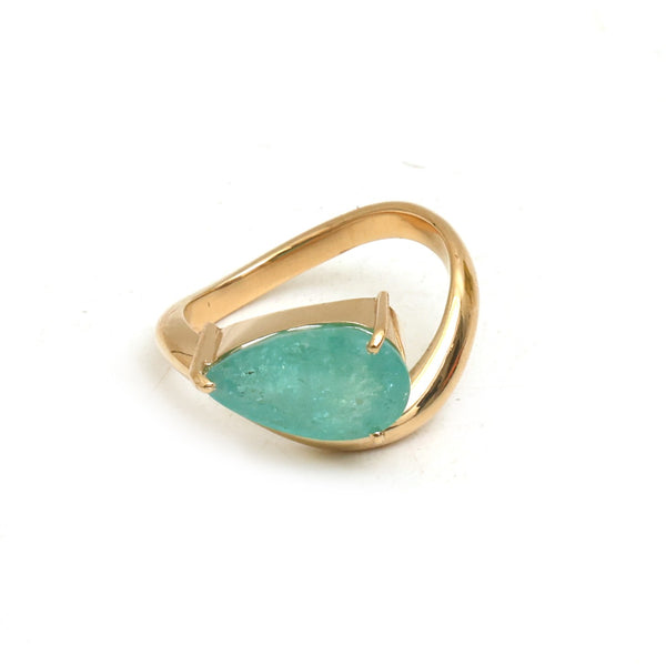 Paraiba Tourmaline Pinky Ring