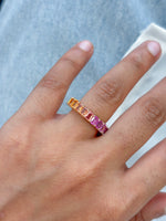 Rainbow Sapphire Ring