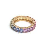 Rainbow Sapphire Ring