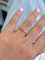 Rainbow Sapphire Ring