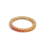 Rainbow Sapphire Ring