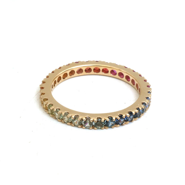Rainbow Sapphire Ring