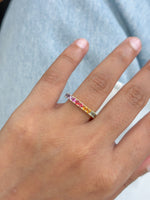 Rainbow Sapphire Ring