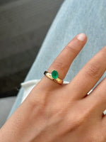 Emerald Pinky Ring