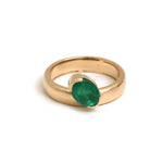 Emerald Pinky Ring