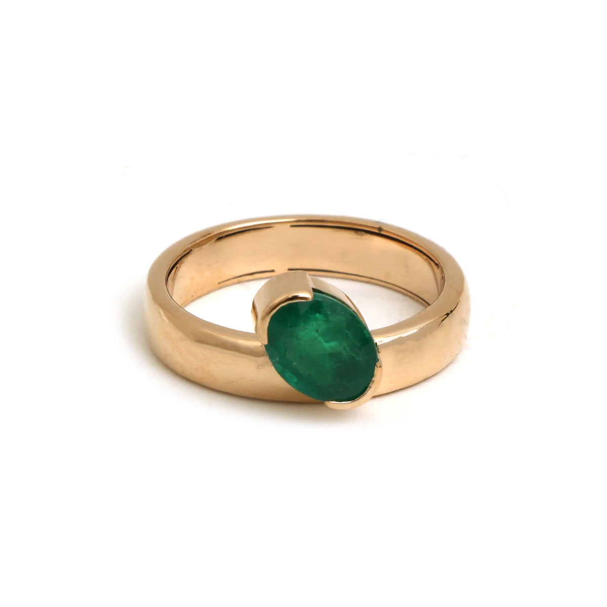Emerald Pinky Ring