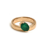Emerald Pinky Ring