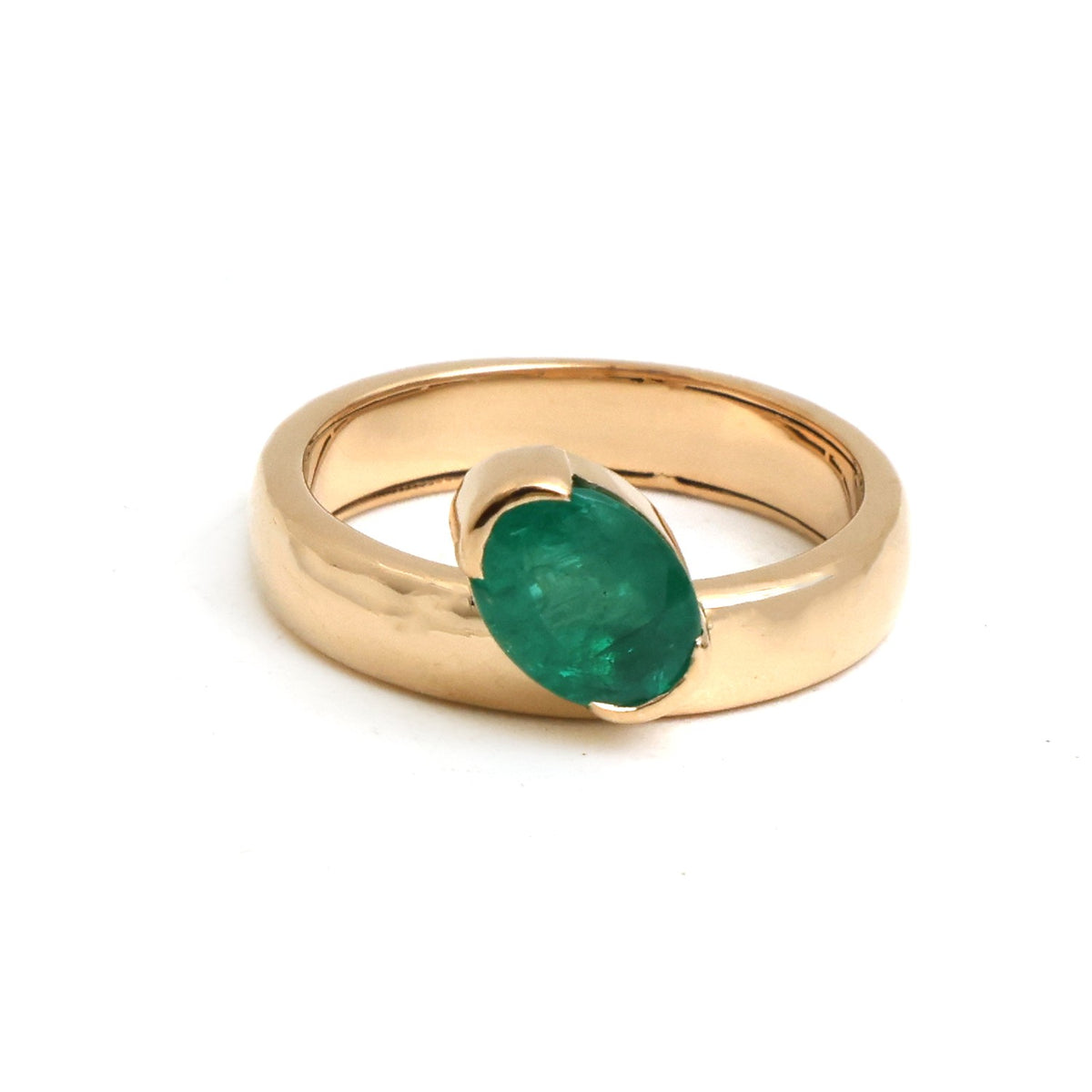 Emerald Pinky Ring