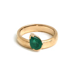 Emerald Pinky Ring