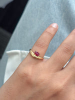 Ruby Pinky Ring