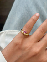 Pink Sapphire Pinky Ring