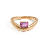 Pink Sapphire Pinky Ring