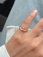 Pink Sapphire Pinky Ring