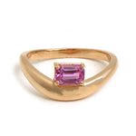 Pink Sapphire Pinky Ring