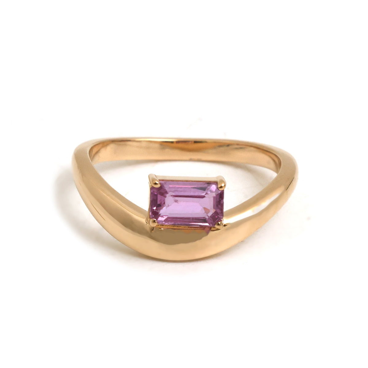 Pink Sapphire Pinky Ring