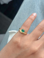 Emerald Pinky Ring