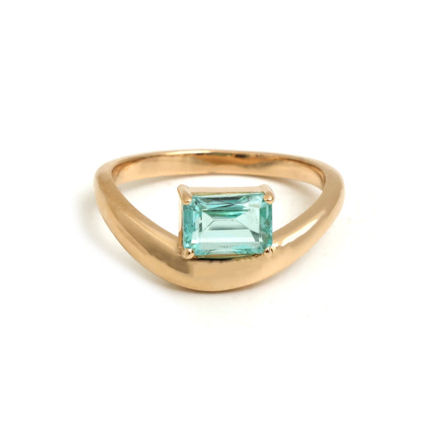 Paraiba Tourmaline Pinky Ring