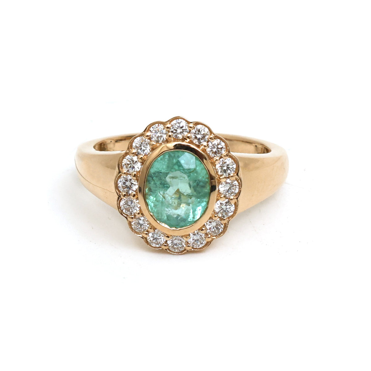 Paraiba Tourmaline Diamond Pinky Ring
