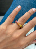 Rainbow Sapphire Ring