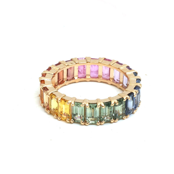 Rainbow Sapphire Ring