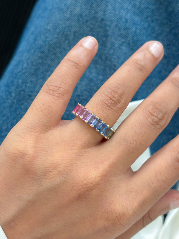 Rainbow Sapphire Ring