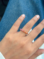 Rainbow Sapphire Ring