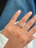 Rainbow Sapphire Ring