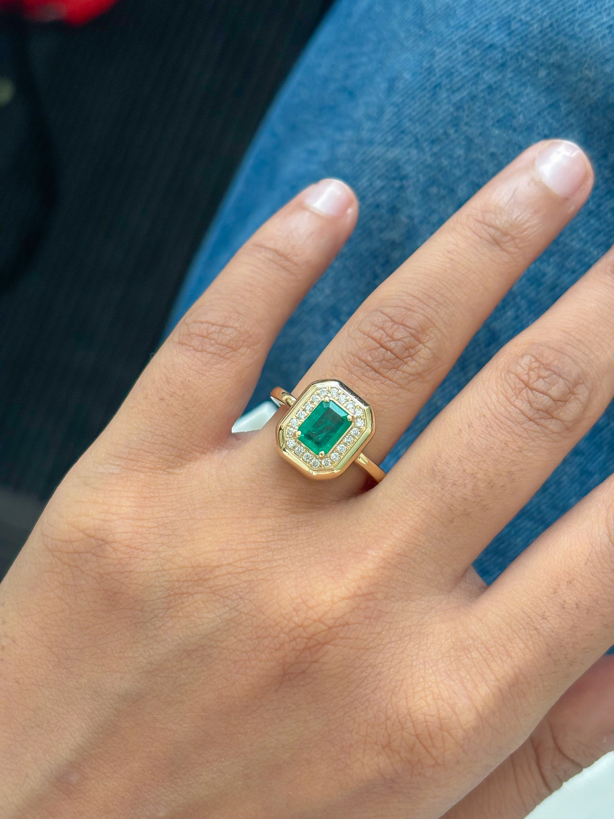 Emerald Diamond Ring