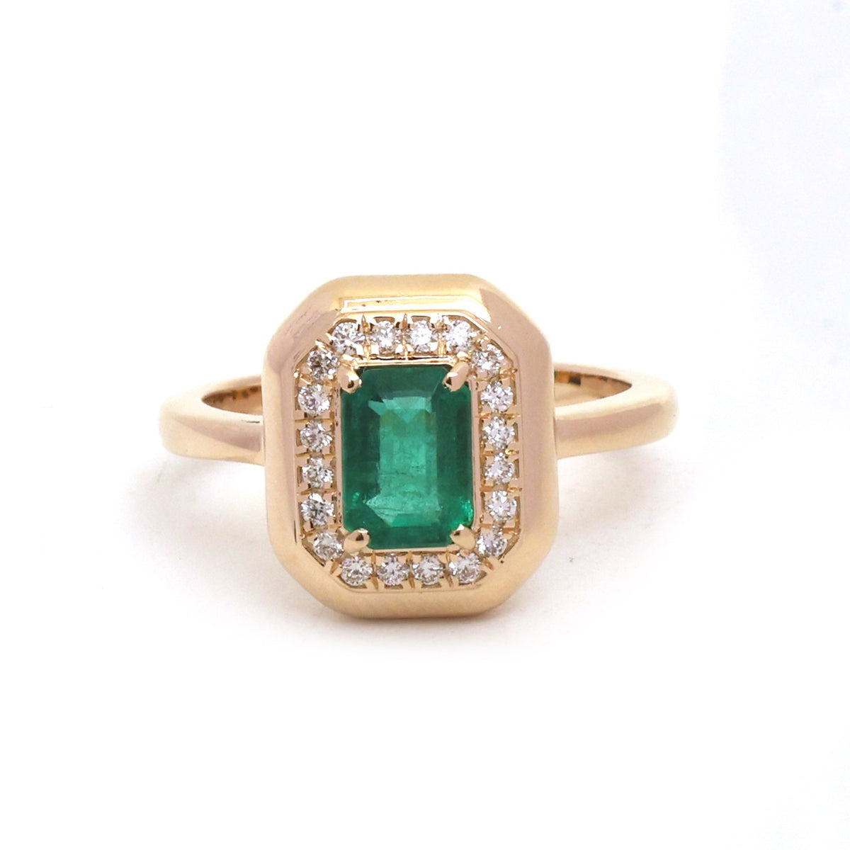 Emerald Diamond Ring