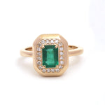 Emerald Diamond Ring
